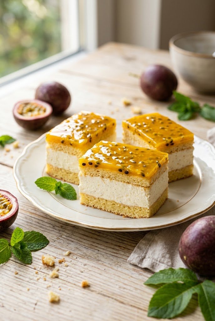 Maracuja-Split-Schnitten: Dieses cremige Sommerdessert schmeckt einfach himmlisch