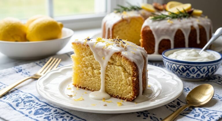 Saftiger Zitronenkuchen mit Joghurt – einfaches Rezept