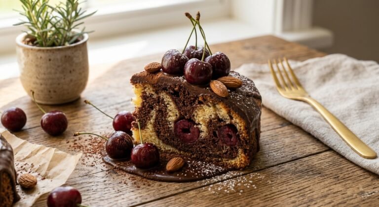 Schoko-Kirsch-Marmorkuchen – Saftig, einfach & unwiderstehlich